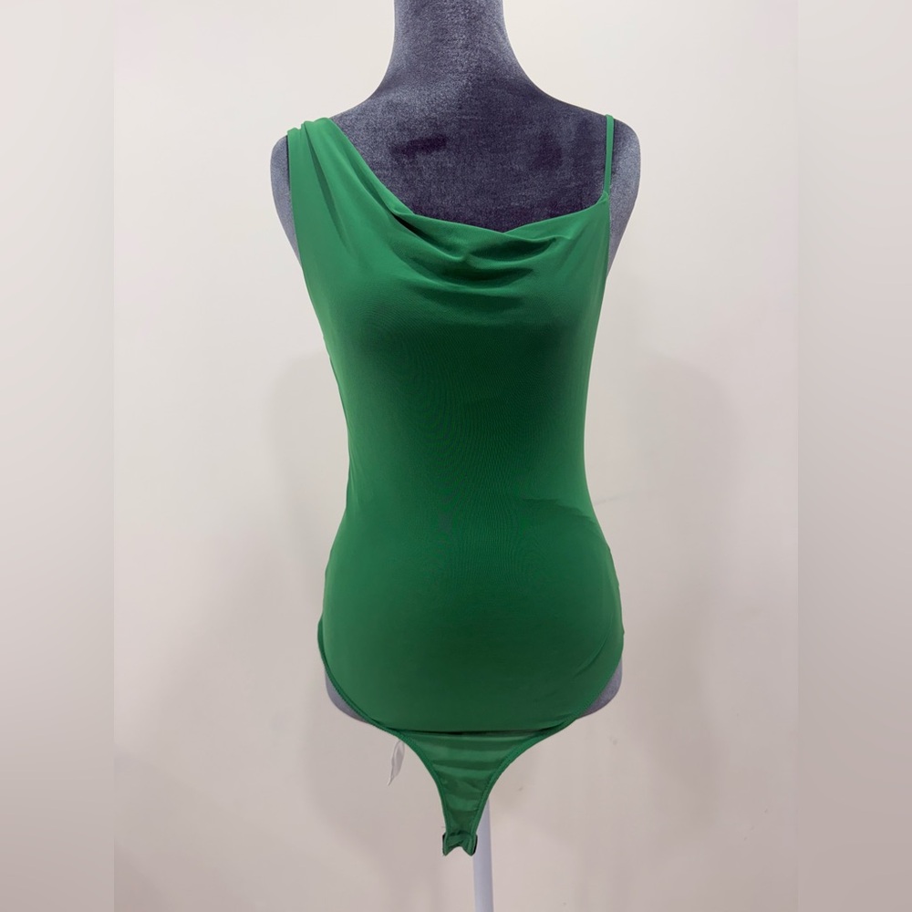 Elegant Green Women's Bodysuit